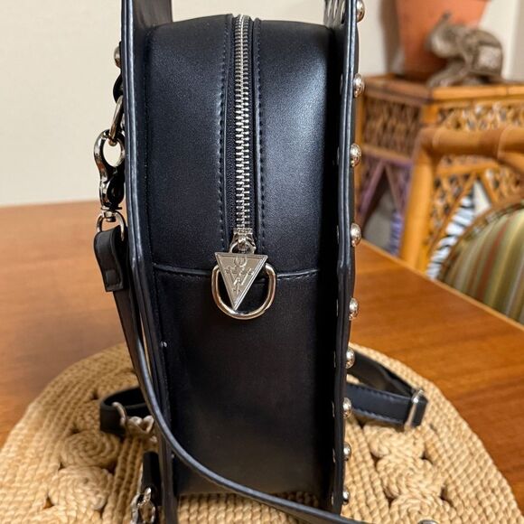 NWOT Dolls Kill Widow Vegan Leather ROSE RESURRECTION COFFIN BACKPACK Black main image 6